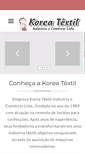 Mobile Screenshot of koreatextil.com.br